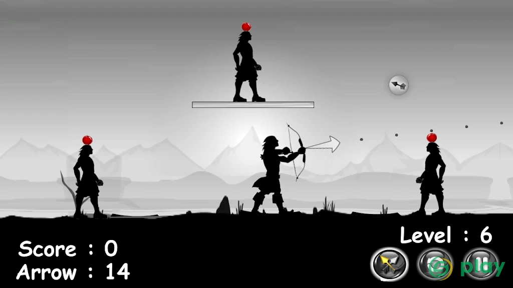 DarkMan 2 Apple Shooter — скриншот 2