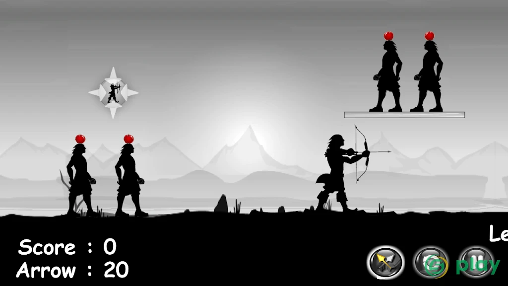 DarkMan 2 Apple Shooter — скриншот 3