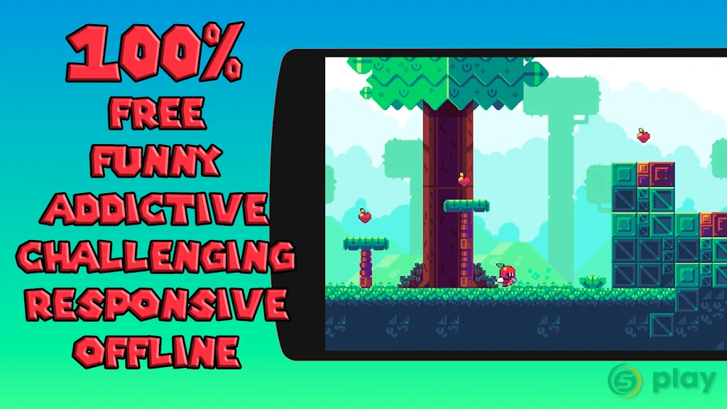 Appfy 2D Adventure - Hard one tap jump and run — скриншот 4