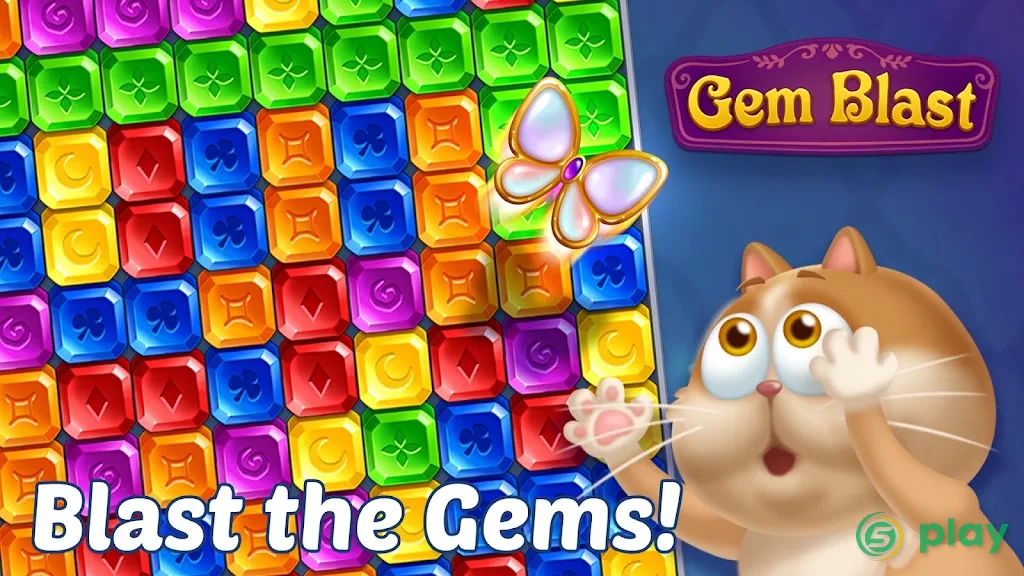 Gem Blast: Magic Match Puzzle — скриншот 1