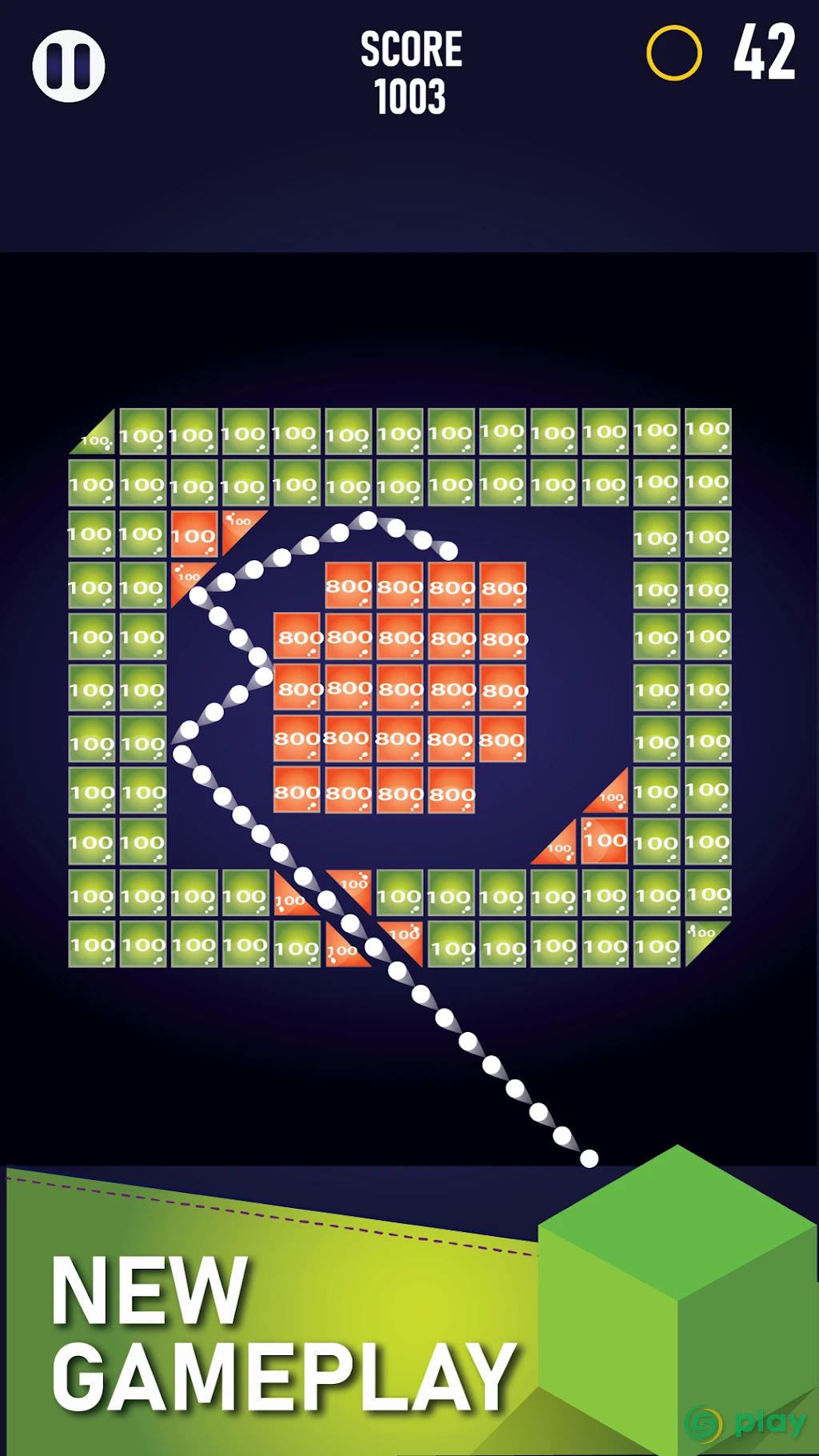 Bricks Breaker Infinity - классическая игра — скриншот 4