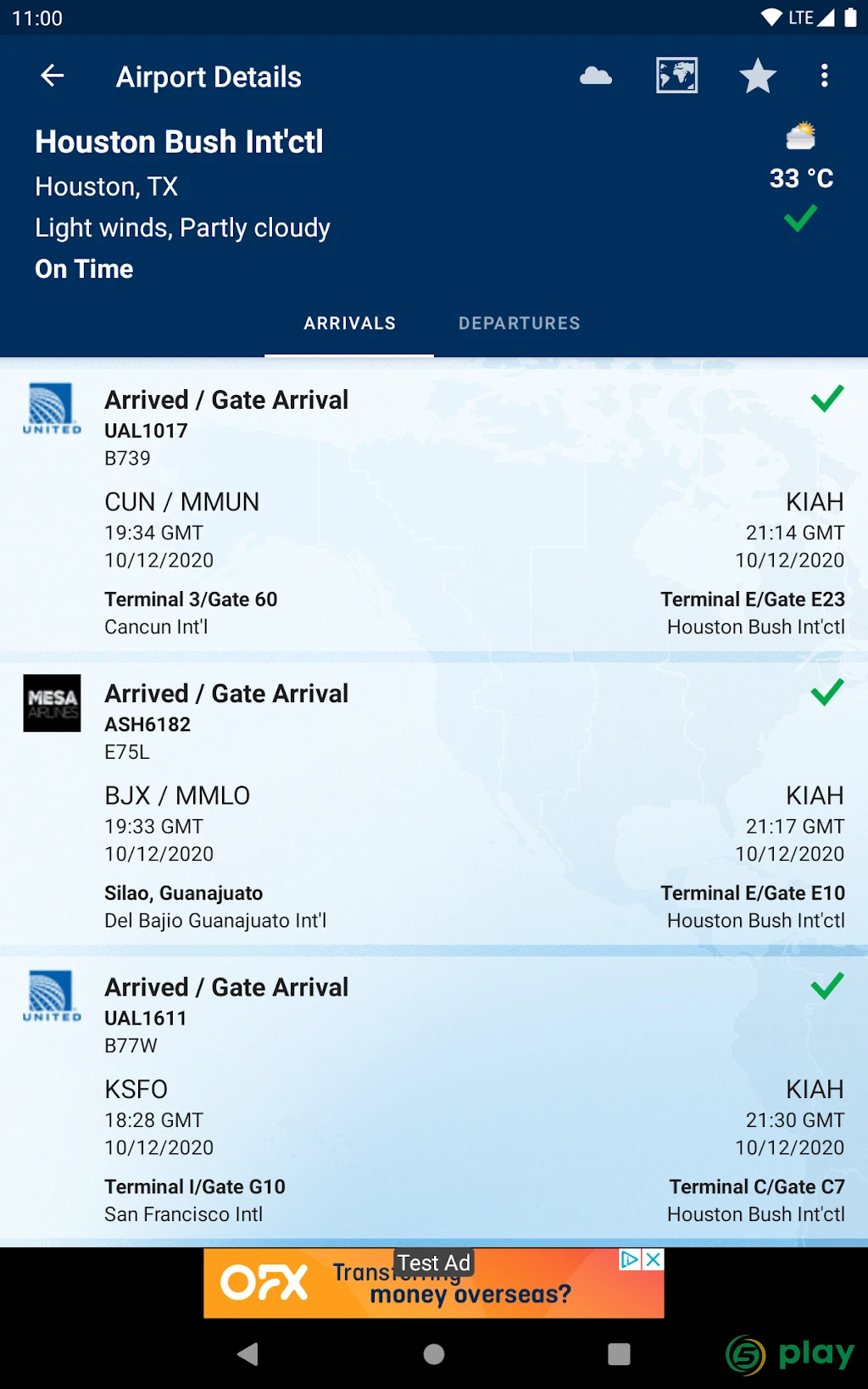 FlightAware Отслеж. полетов — скриншот 11