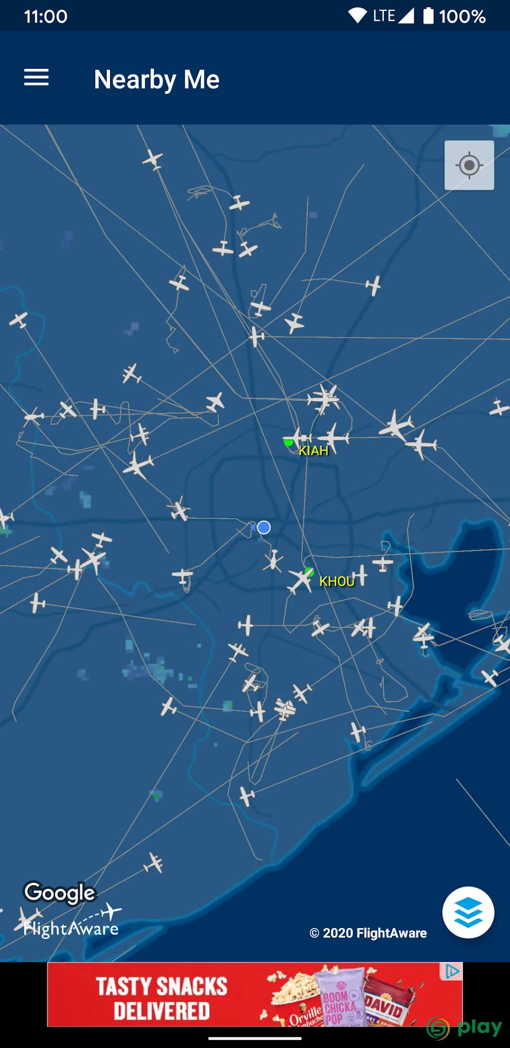 FlightAware Отслеж. полетов — скриншот 1