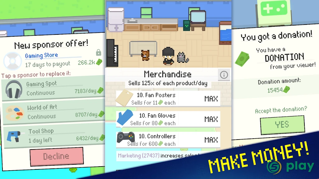 Streamer Sim Tycoon — скриншот 7