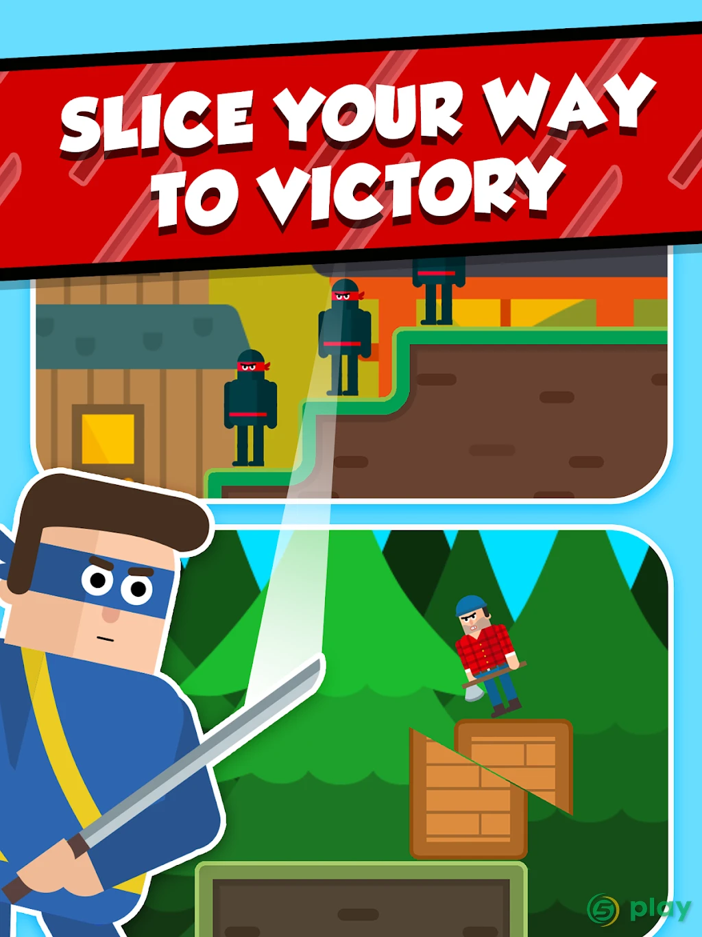 Mr Ninja - Slicey Puzzles — скриншот 12