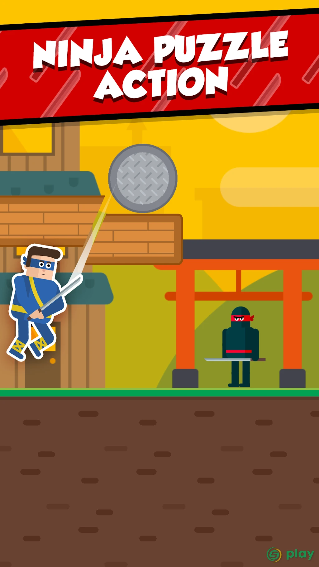 Mr Ninja - Slicey Puzzles — скриншот 1