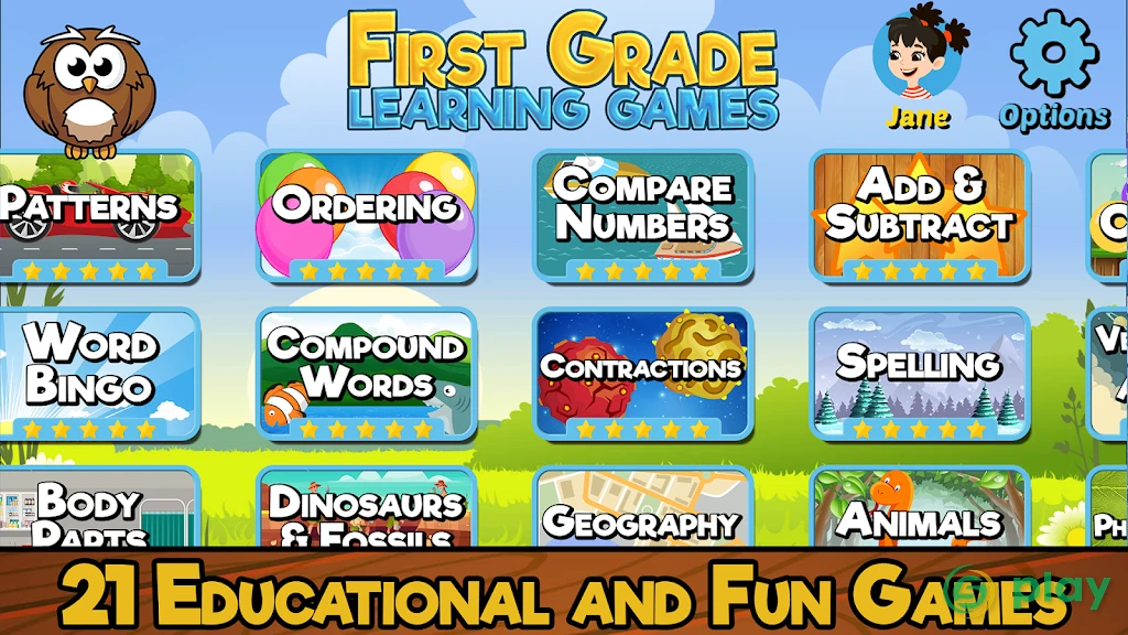 First Grade Learning Games — скриншот 1