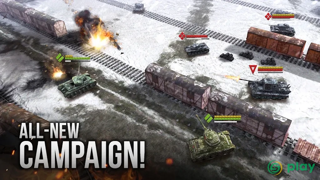 Armor Age: Tank Wars — WW2 Platoon Battle Tactics — скриншот 1