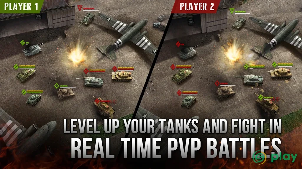 Armor Age: Tank Wars — WW2 Platoon Battle Tactics — скриншот 3