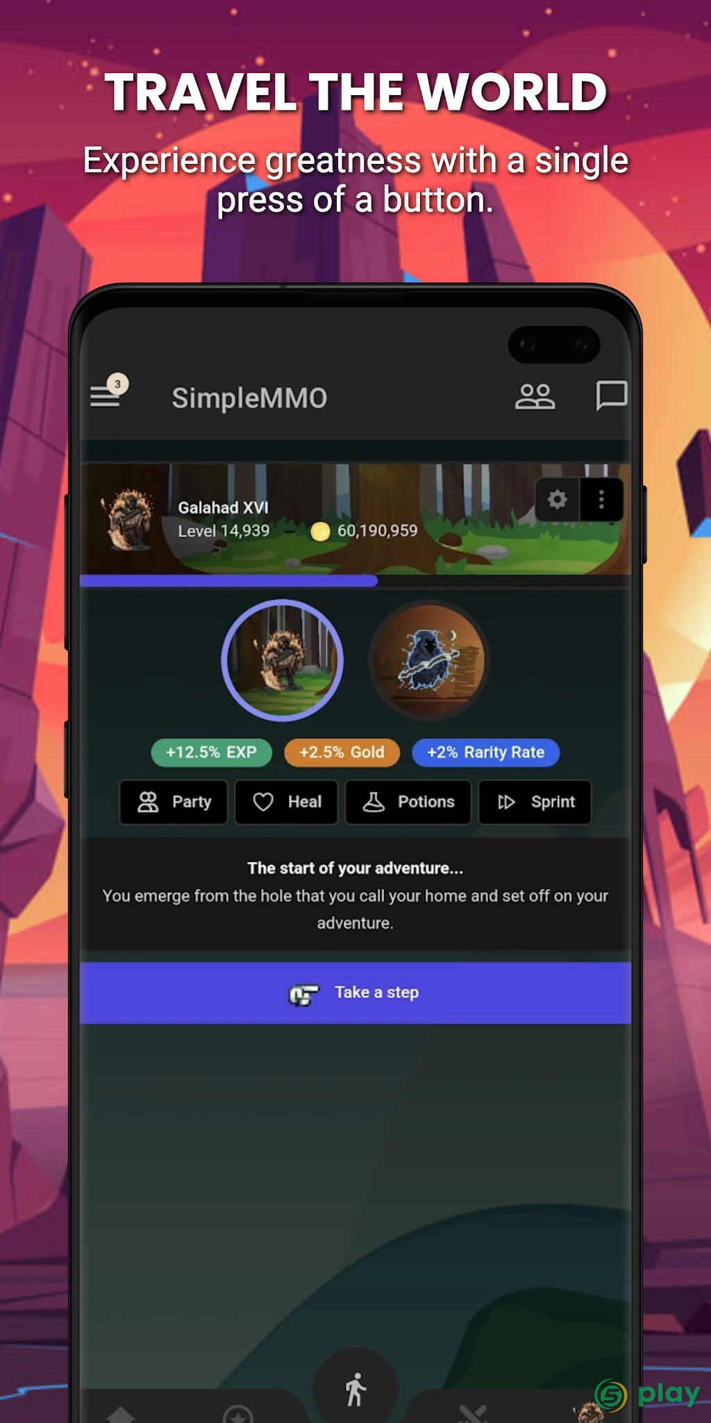 SimpleMMO - The Lightweight MMO — скриншот 1