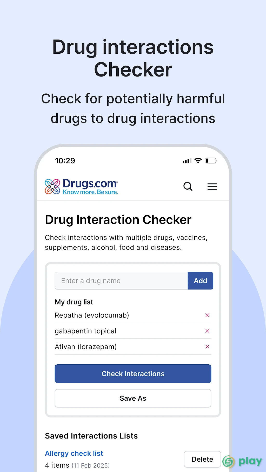 Drugs.com Medication Guide — скриншот 5