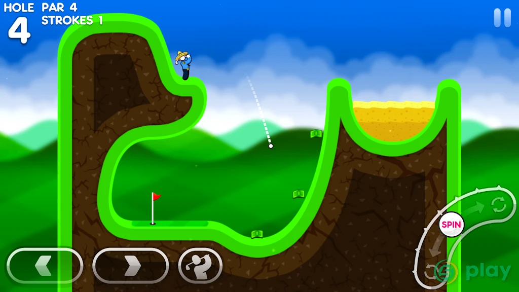 Super Stickman Golf 3 — скриншот 1
