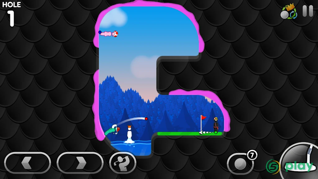Super Stickman Golf 3 — скриншот 2