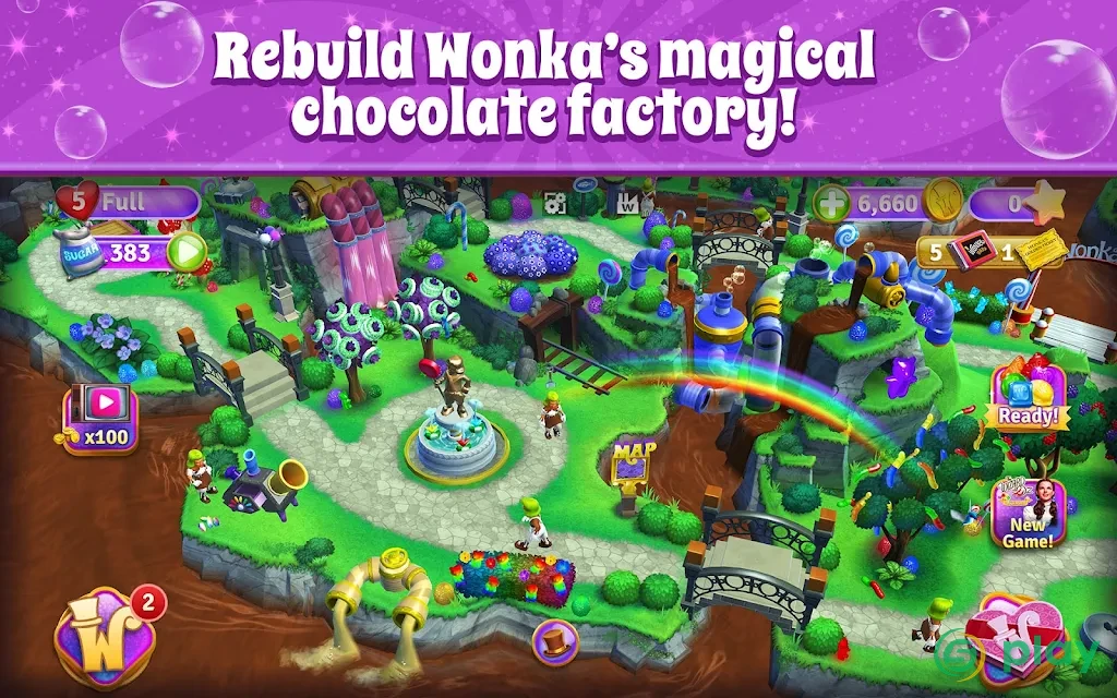 Wonka's World of Candy – Match 3 — скриншот 1