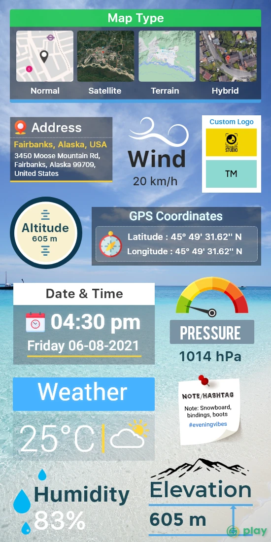 GPS Map Camera — скриншот 4