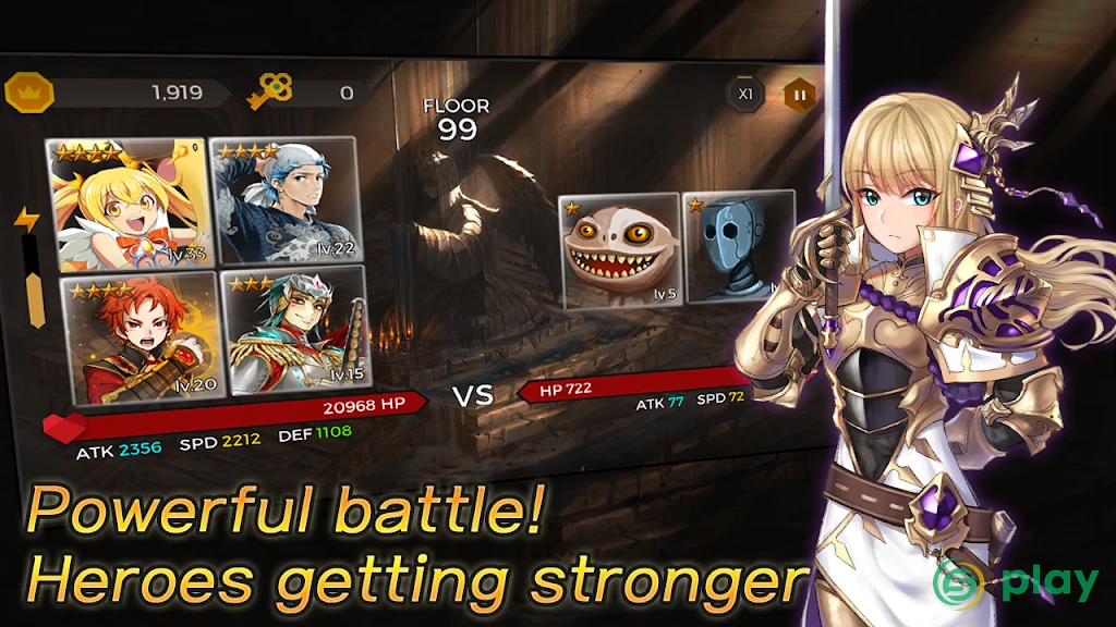 Secret Tower VIP (Super fast growing idle RPG) — скриншот 2