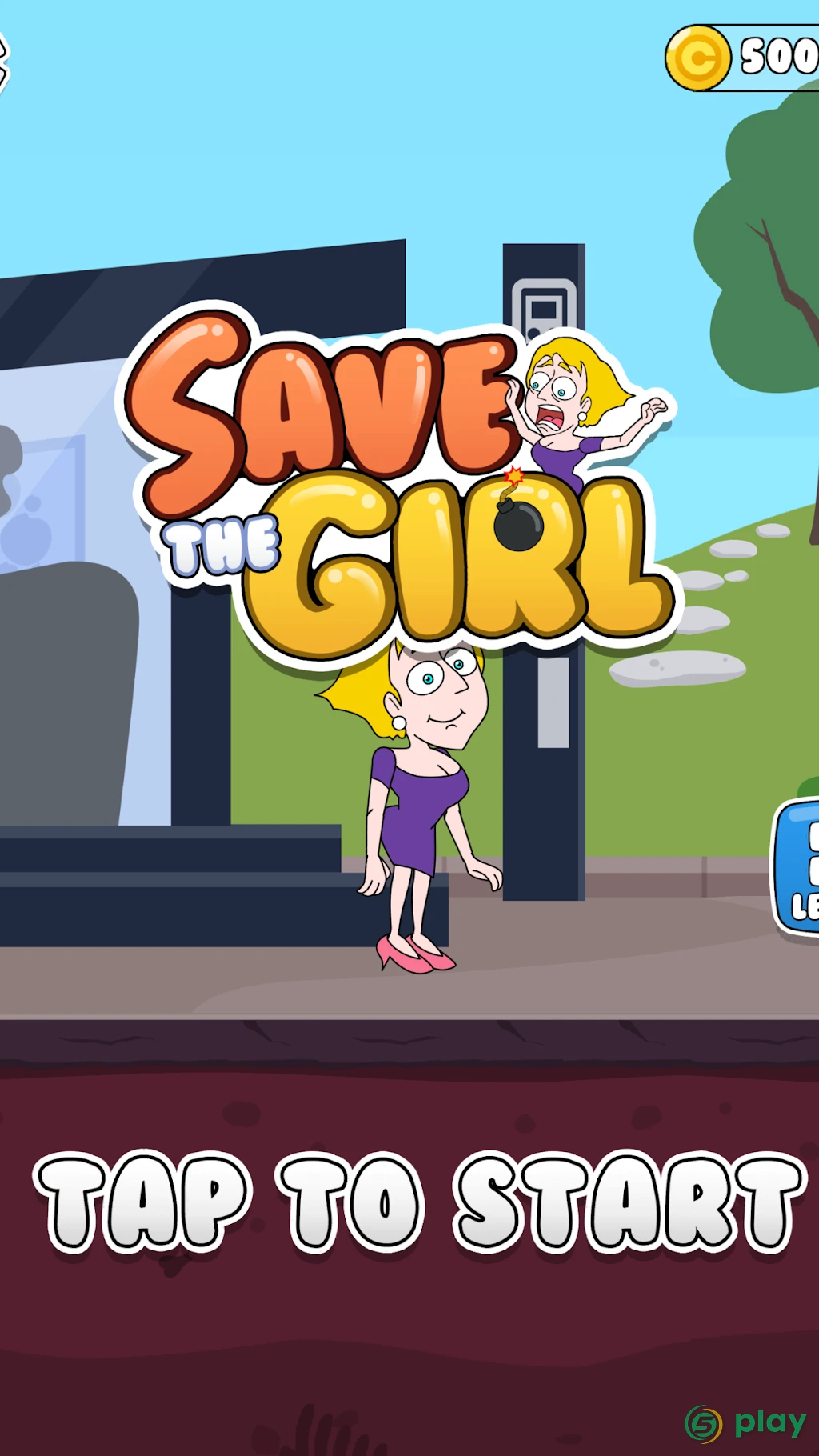 Спасите девушку! (Save the Girl!) — скриншот 1