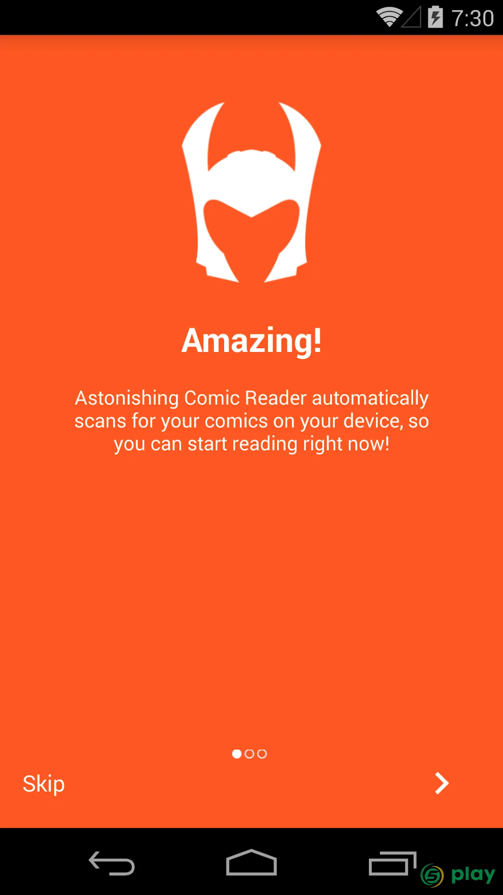 Astonishing Comic Reader — скриншот 1
