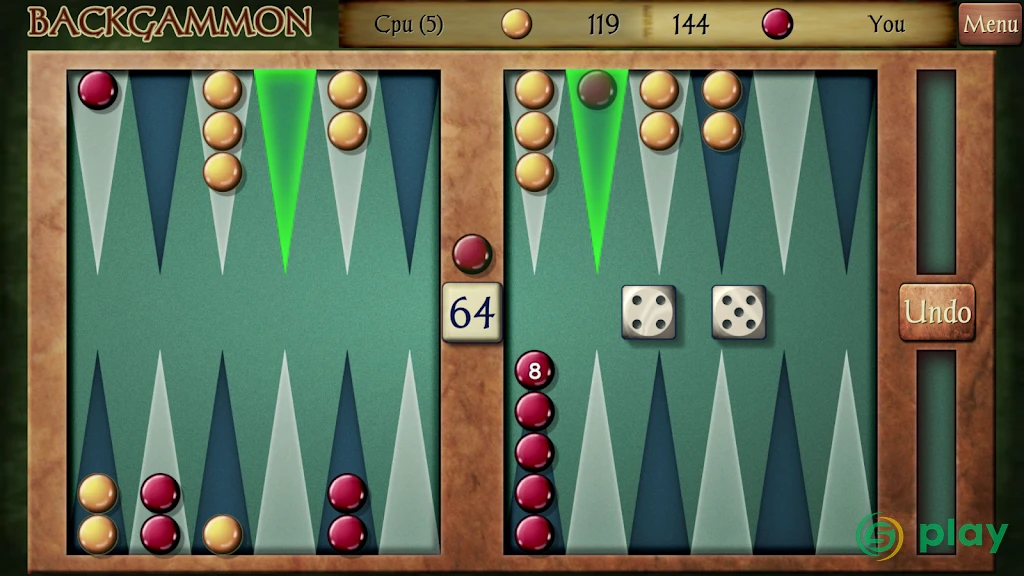 Backgammon — скриншот 1