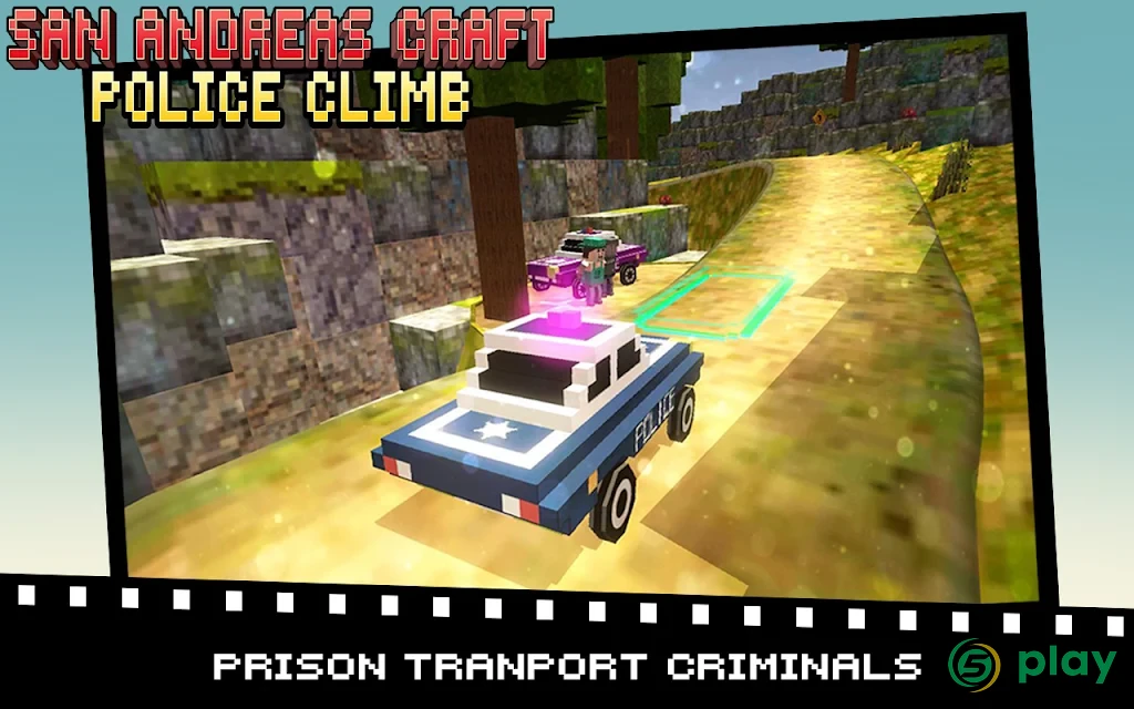 San Andreas Craft Police Climb — скриншот 5