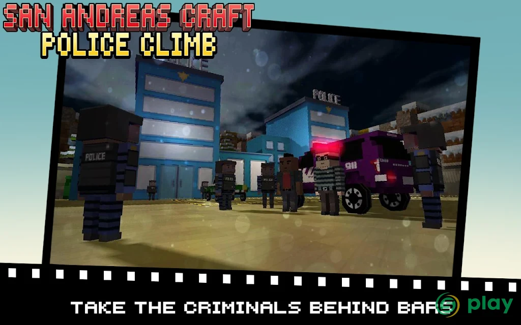 San Andreas Craft Police Climb — скриншот 8