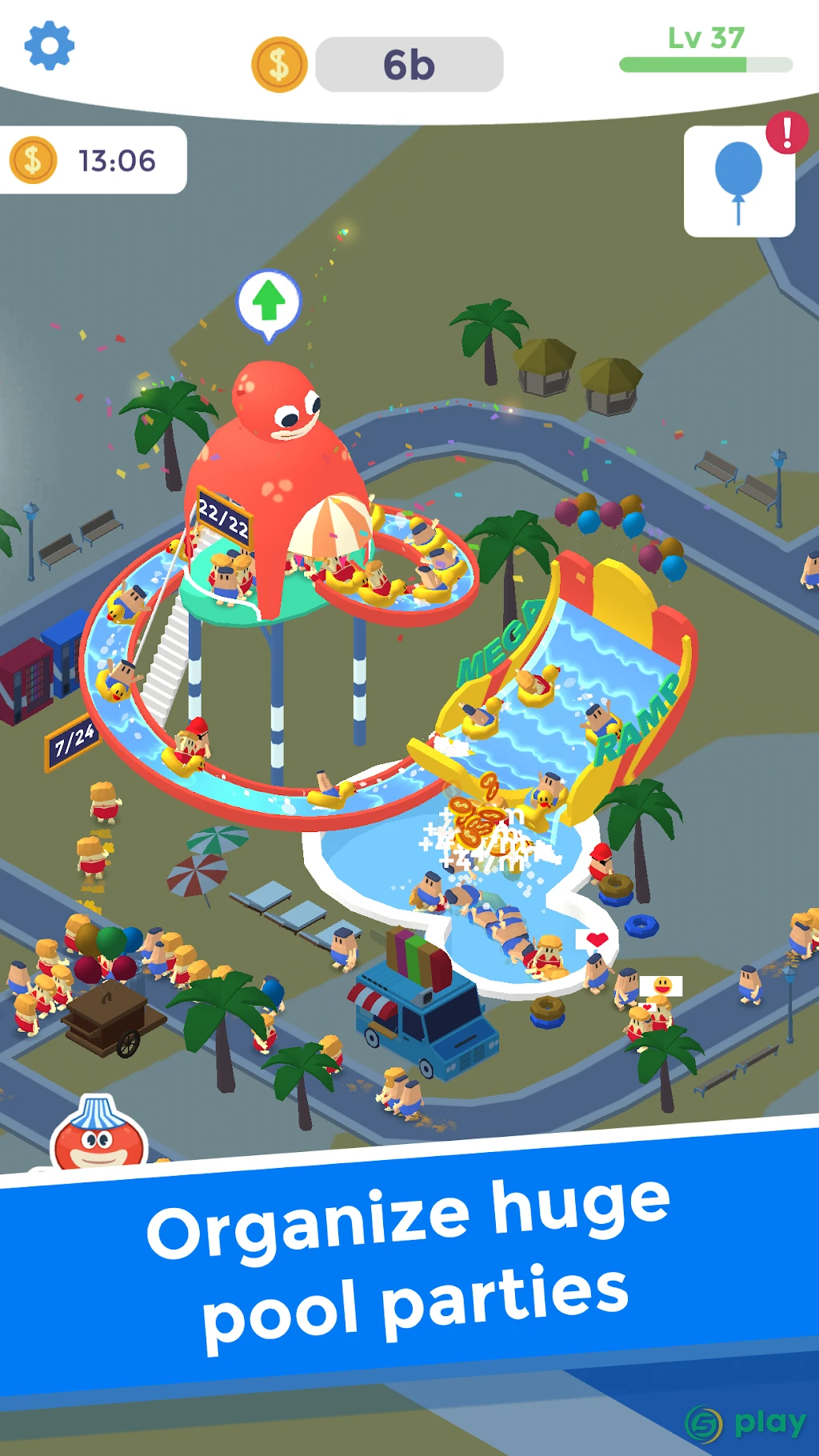 Idle Aqua Park — скриншот 4