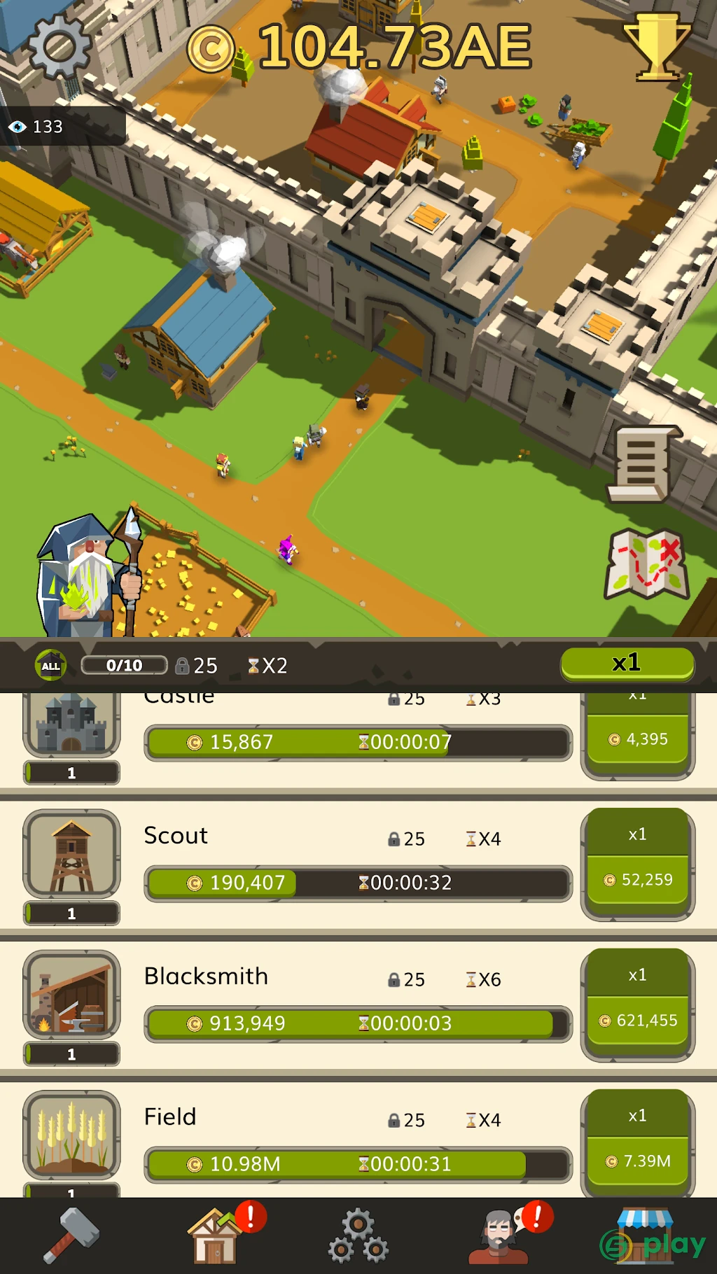 Idle Medieval Tycoon - Idle Clicker Tycoon Game — скриншот 2
