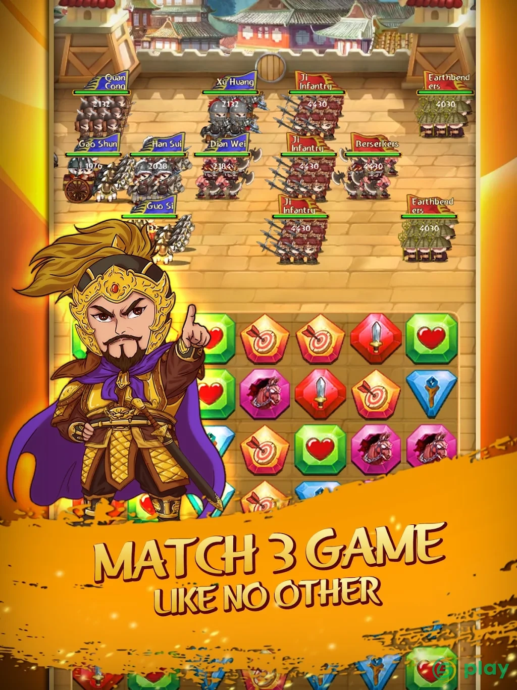 Match 3 Kingdoms: Epic Puzzle War Strategy Game — скриншот 3