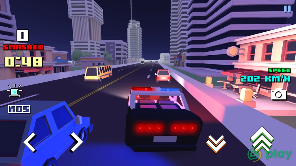 Blocky Car Racer — скриншот 2