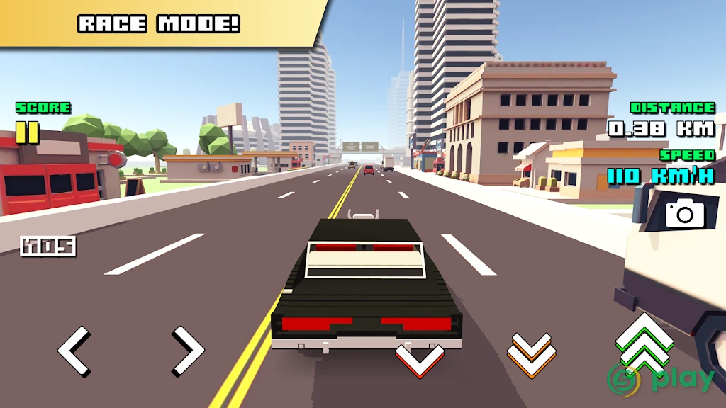 Blocky Car Racer — скриншот 3