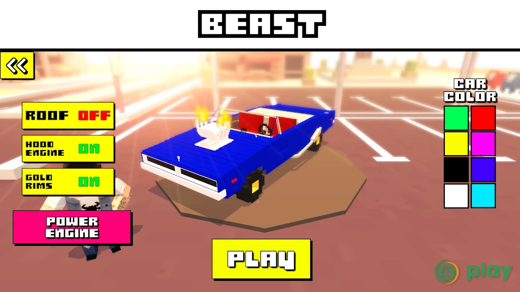 Blocky Car Racer — скриншот 5
