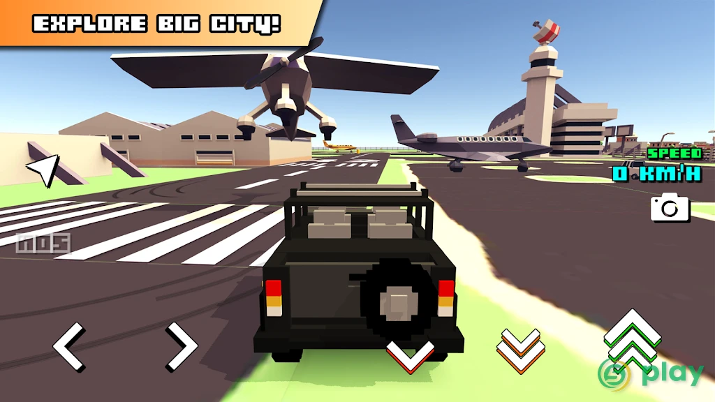 Blocky Car Racer — скриншот 6
