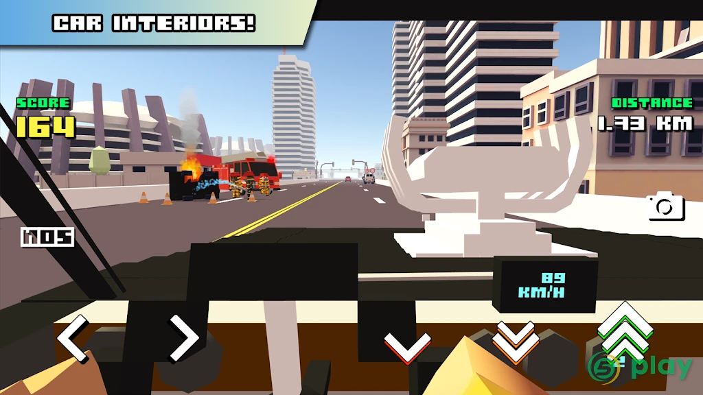 Blocky Car Racer — скриншот 7