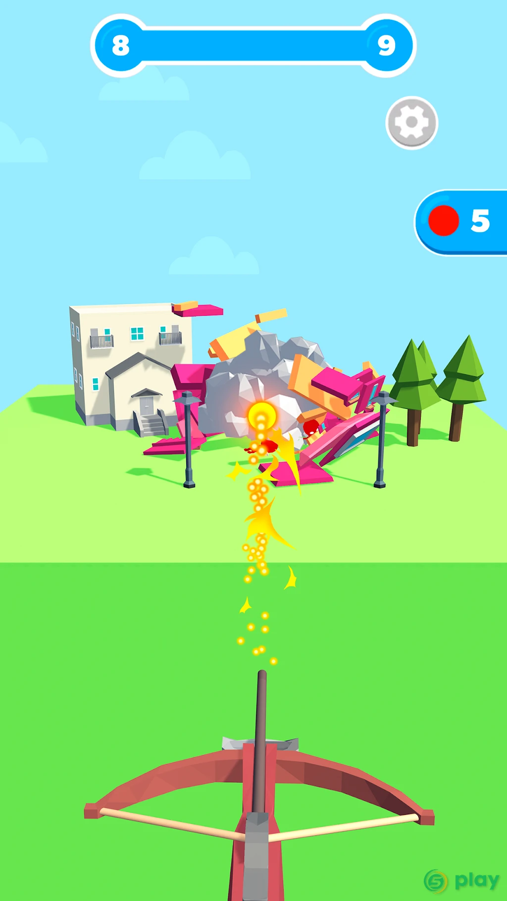 Slingshot Smash: Shooting Range — скриншот 2