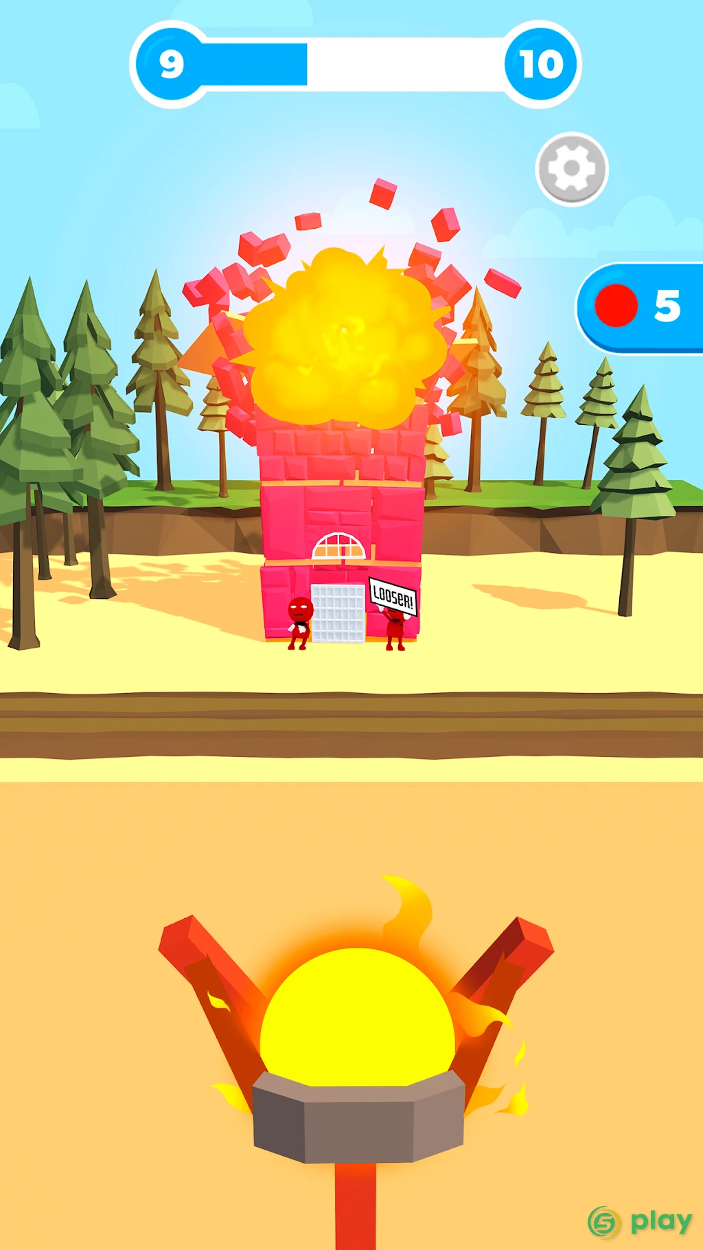 Slingshot Smash: Shooting Range — скриншот 4