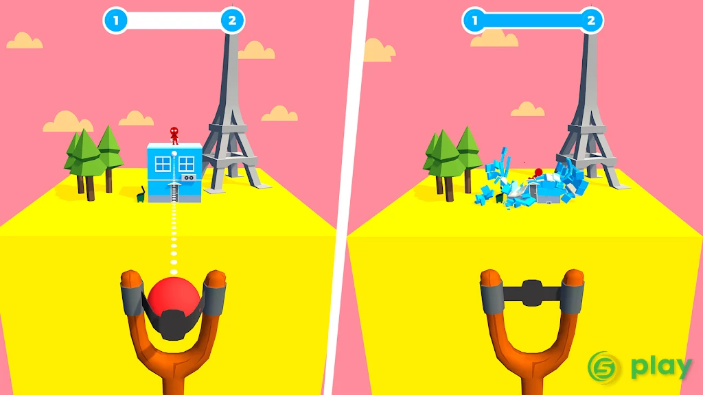 Slingshot Smash: Shooting Range — скриншот 5