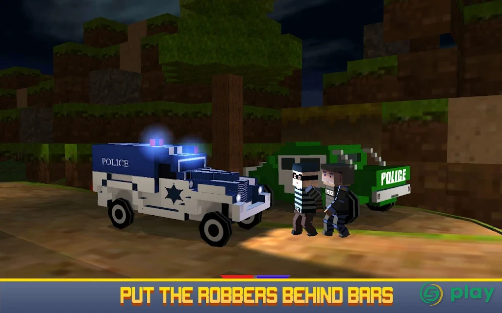 Blocky San Andreas Police 2017 — скриншот 1