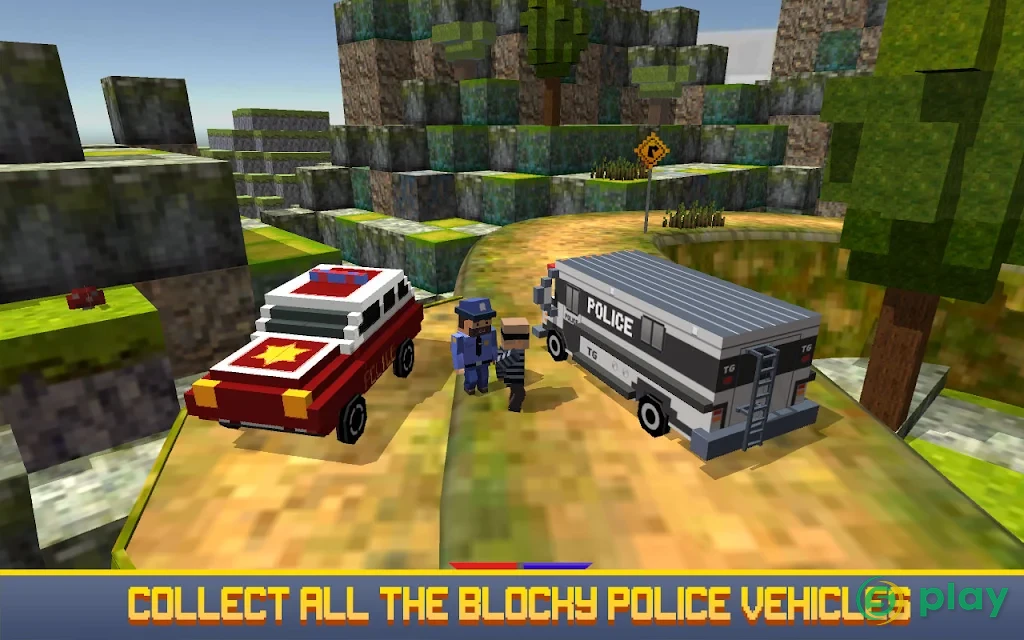 Blocky San Andreas Police 2017 — скриншот 2