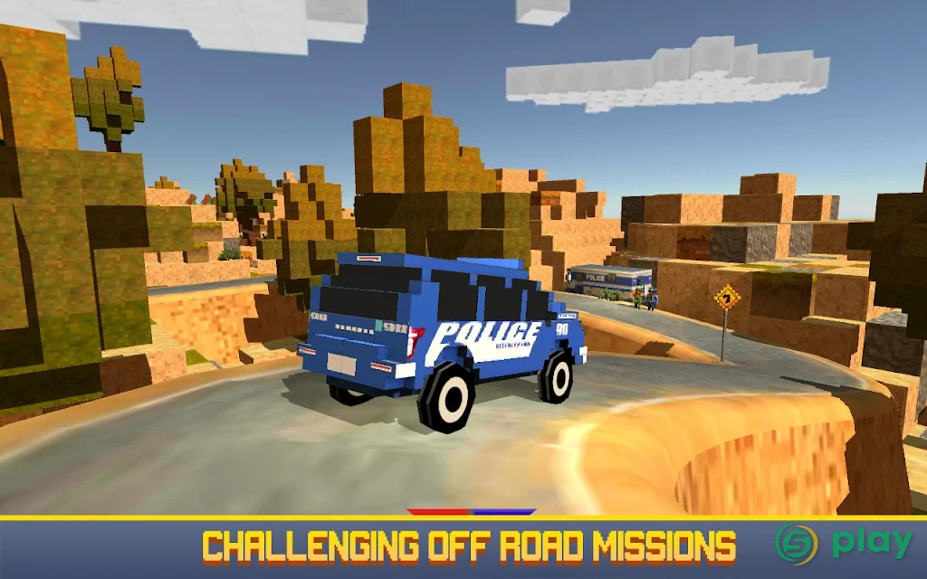 Blocky San Andreas Police 2017 — скриншот 4