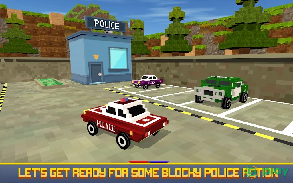Blocky San Andreas Police 2017 — скриншот 5