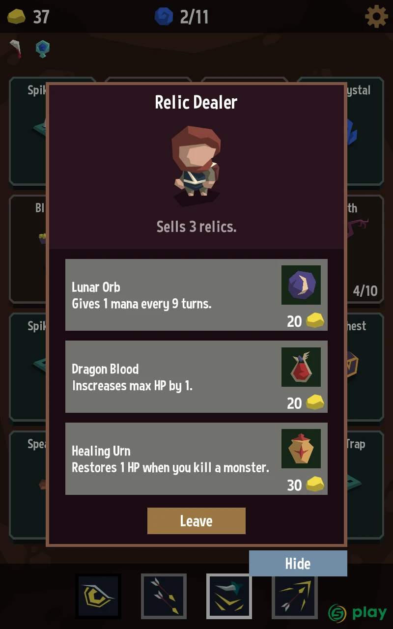 Relics of the Fallen - Roguelike Card Game — скриншот 11