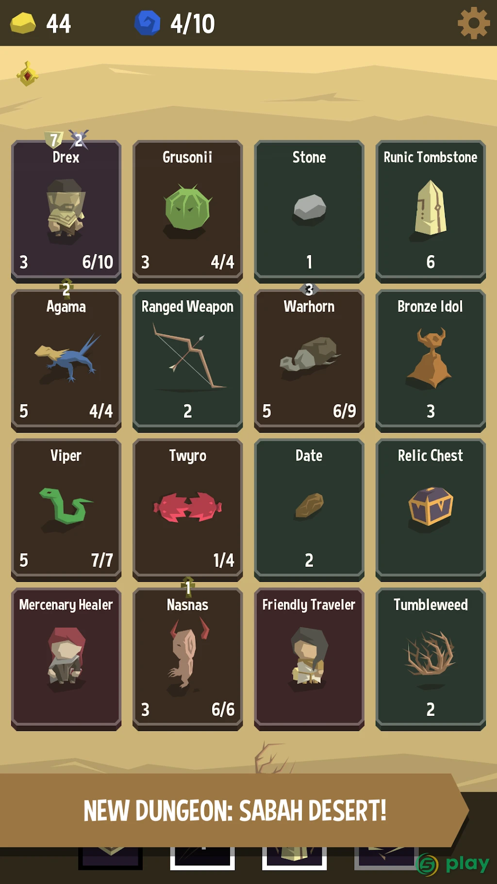 Relics of the Fallen - Roguelike Card Game — скриншот 1