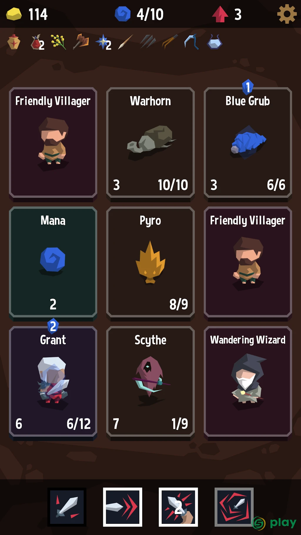 Relics of the Fallen - Roguelike Card Game — скриншот 2