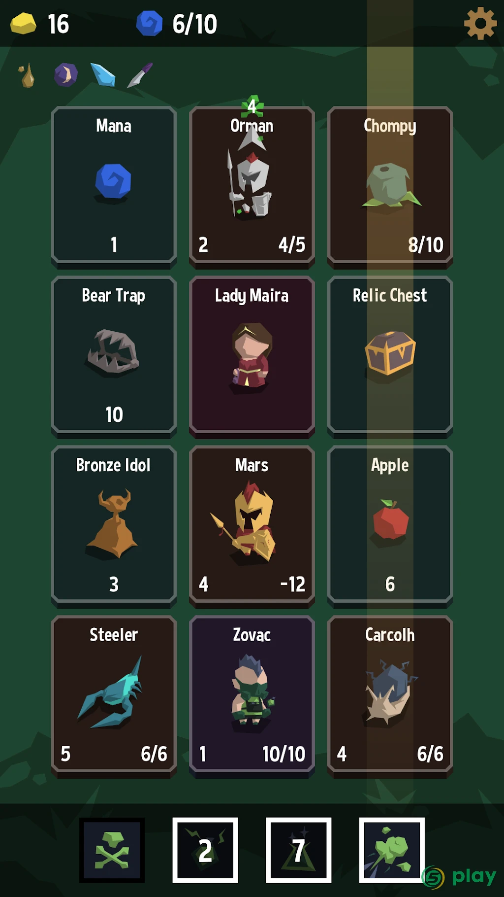 Relics of the Fallen - Roguelike Card Game — скриншот 3