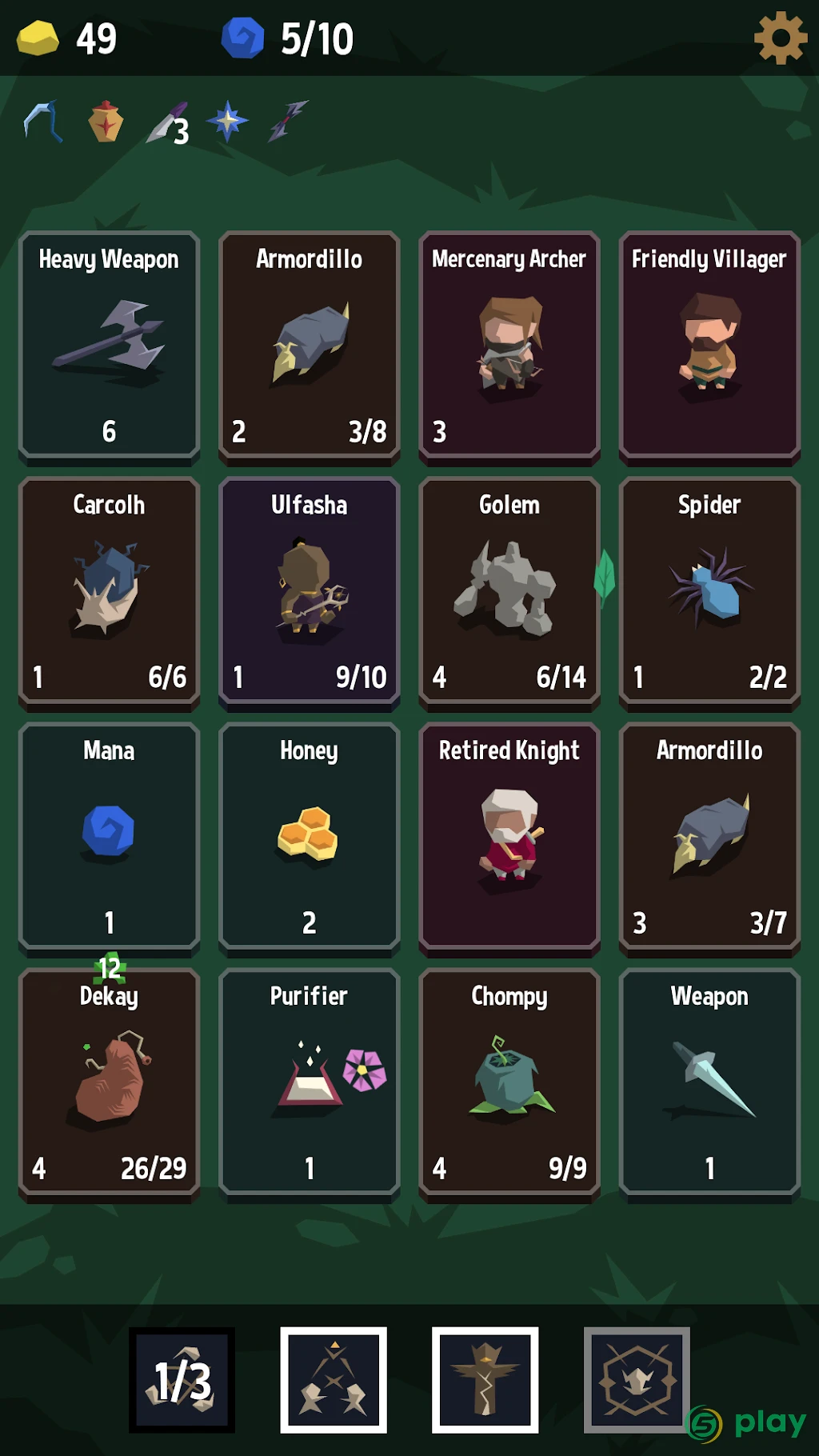 Relics of the Fallen - Roguelike Card Game — скриншот 4