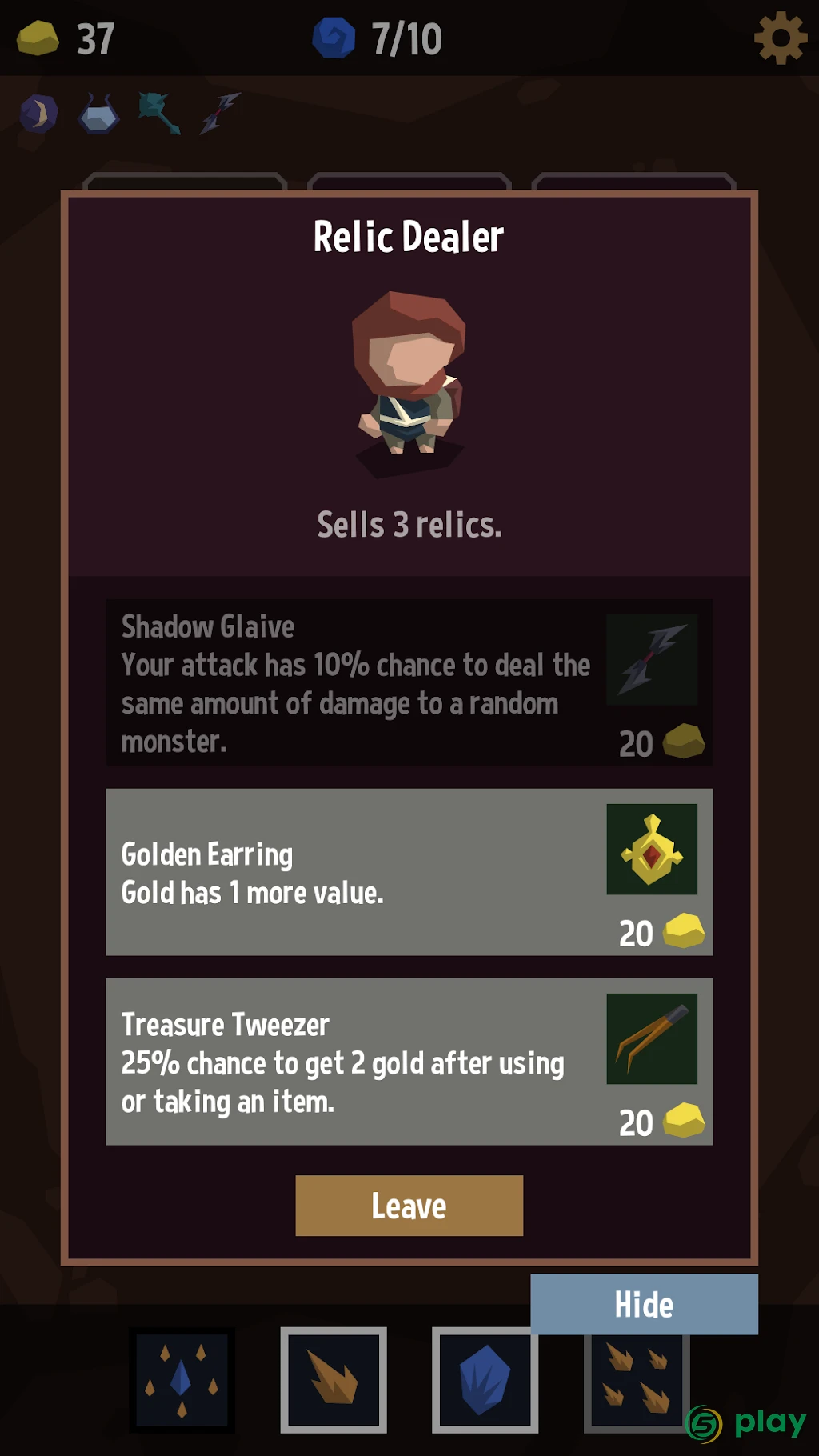 Relics of the Fallen - Roguelike Card Game — скриншот 5