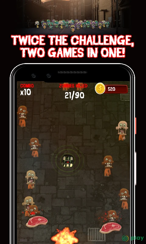 Falling Dead: Zombie Survival Zombie Shooting Game — скриншот 2