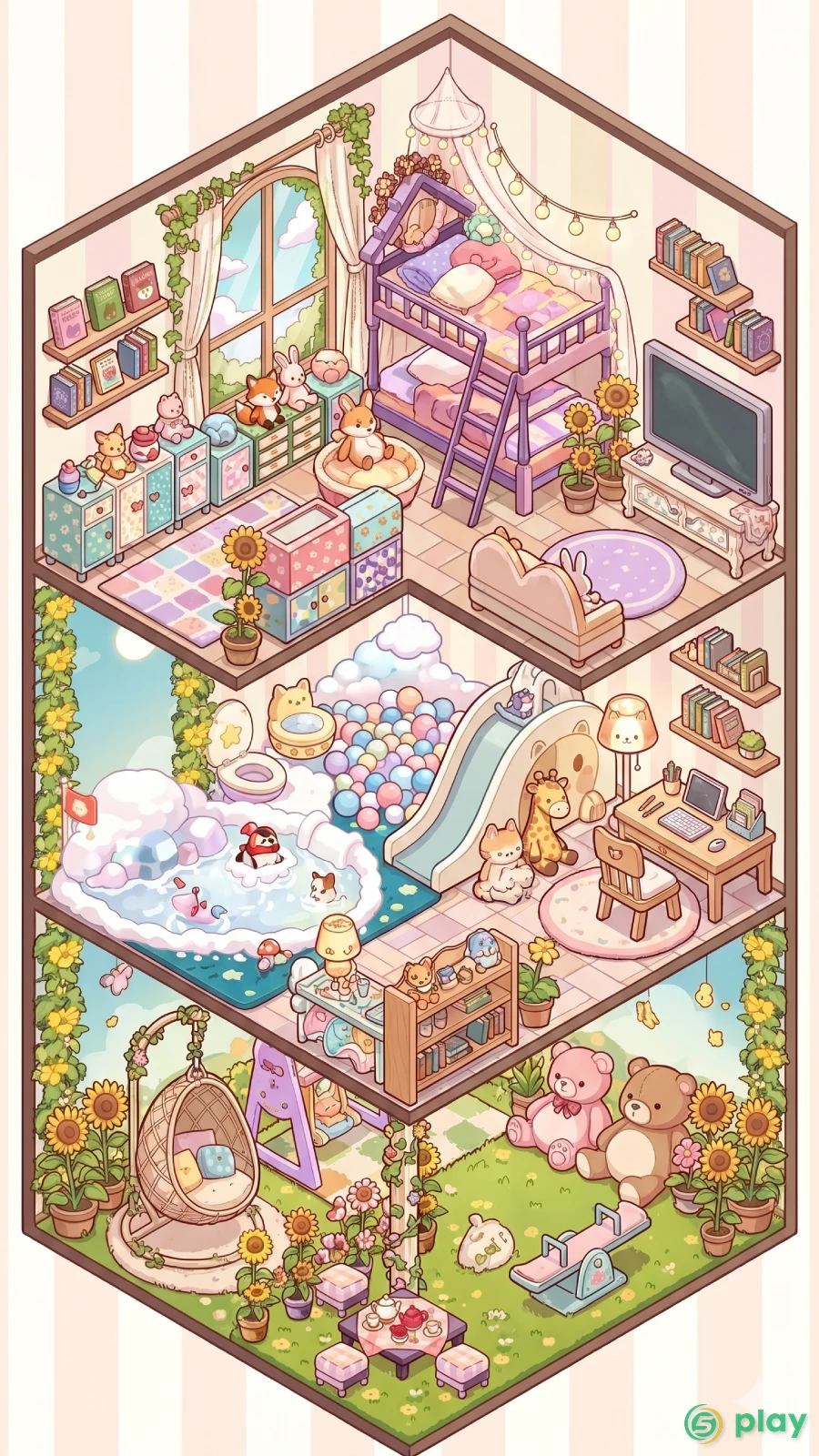 Kawaii Puzzle - My Pocket World 2D — скриншот 3