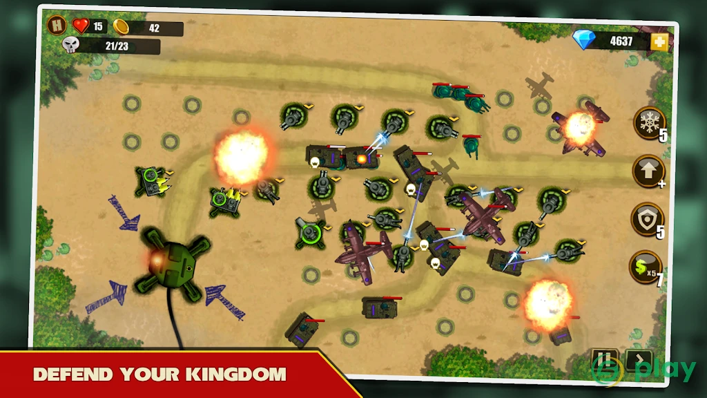 Tower Defense - Toy War — скриншот 1