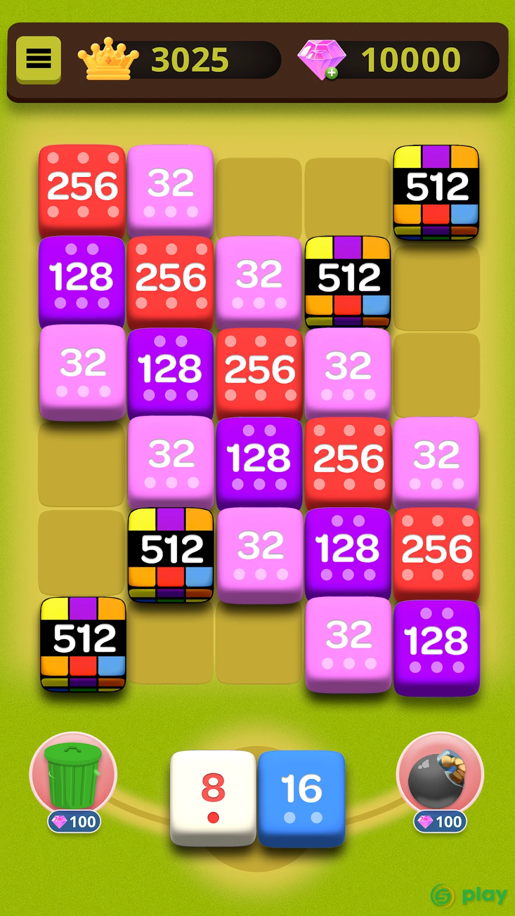 Dice Craft - 3D Merge Puzzle — скриншот 2